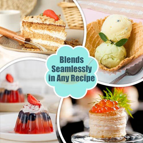 Image of 8 oz Pure Sodium Alginate Powder Food Grade - Thickener & Gelling Agent for Spherification Caviar, Desserts, Meat Products, Dairy Alternatives | Vegan, Gluten-Free, Keto-Friendly, Chefs