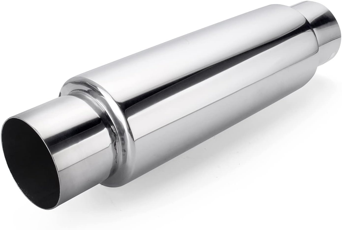 排気管 ユニバーサル3 In 3 カーの排気マフラーパイプ76mm排気先のサイレンサーの共振器ステンレス鋼のテールチューブ Color Silver 格安saleスタート