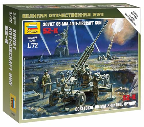 Zvezda Models 1/72 Soviet 85mm Anti-Aircraft Gun