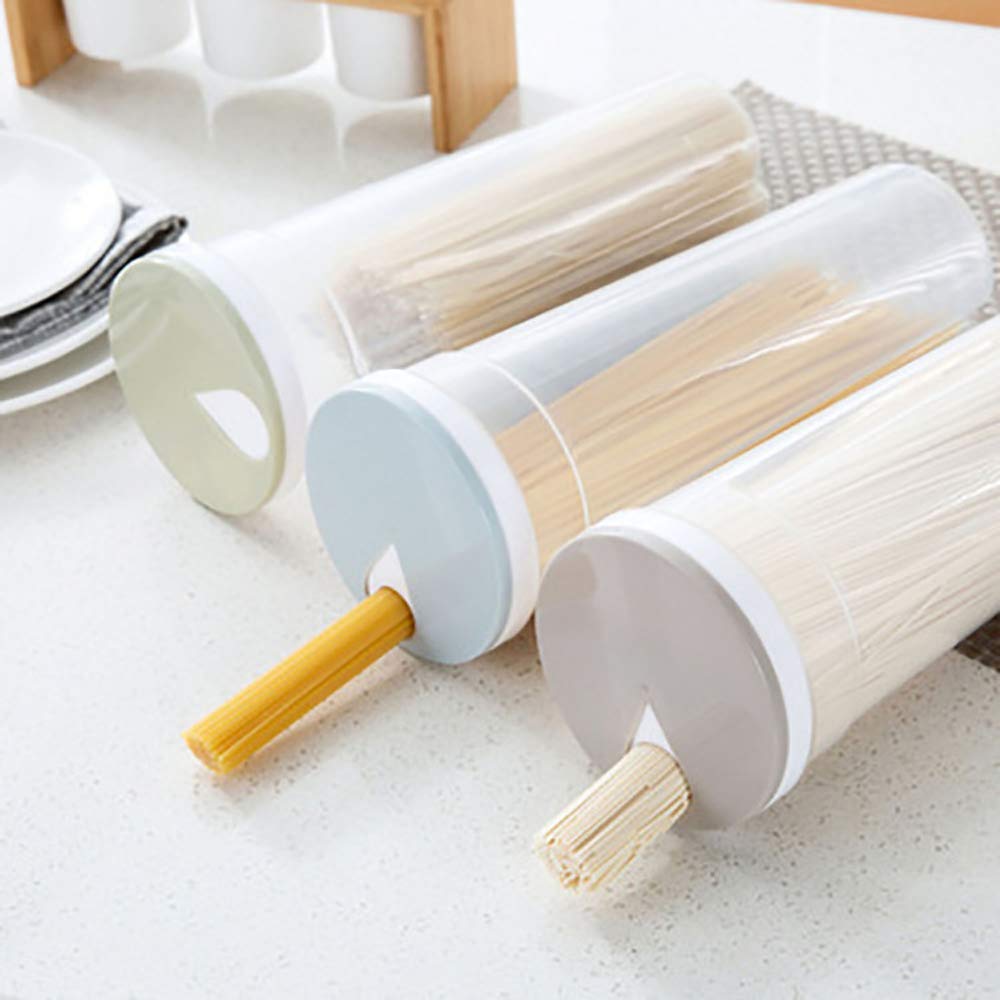3 Pz Contenitori Alimentari ,Contenitori per la Conservazione Degli Alimenti con Coperchi per la Conservazione per Tè,Caffè,Riso,Pasta con Airtight Coperchi,2,5L(Blu Chiaro/Verde Chiaro/Cachi)