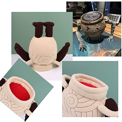 (2 peças) 2022 Elden Ring Merch, 7,6 inElden Ring Pot Boy Estátuas de pelúcia, 25 cm Elden Ring Pot