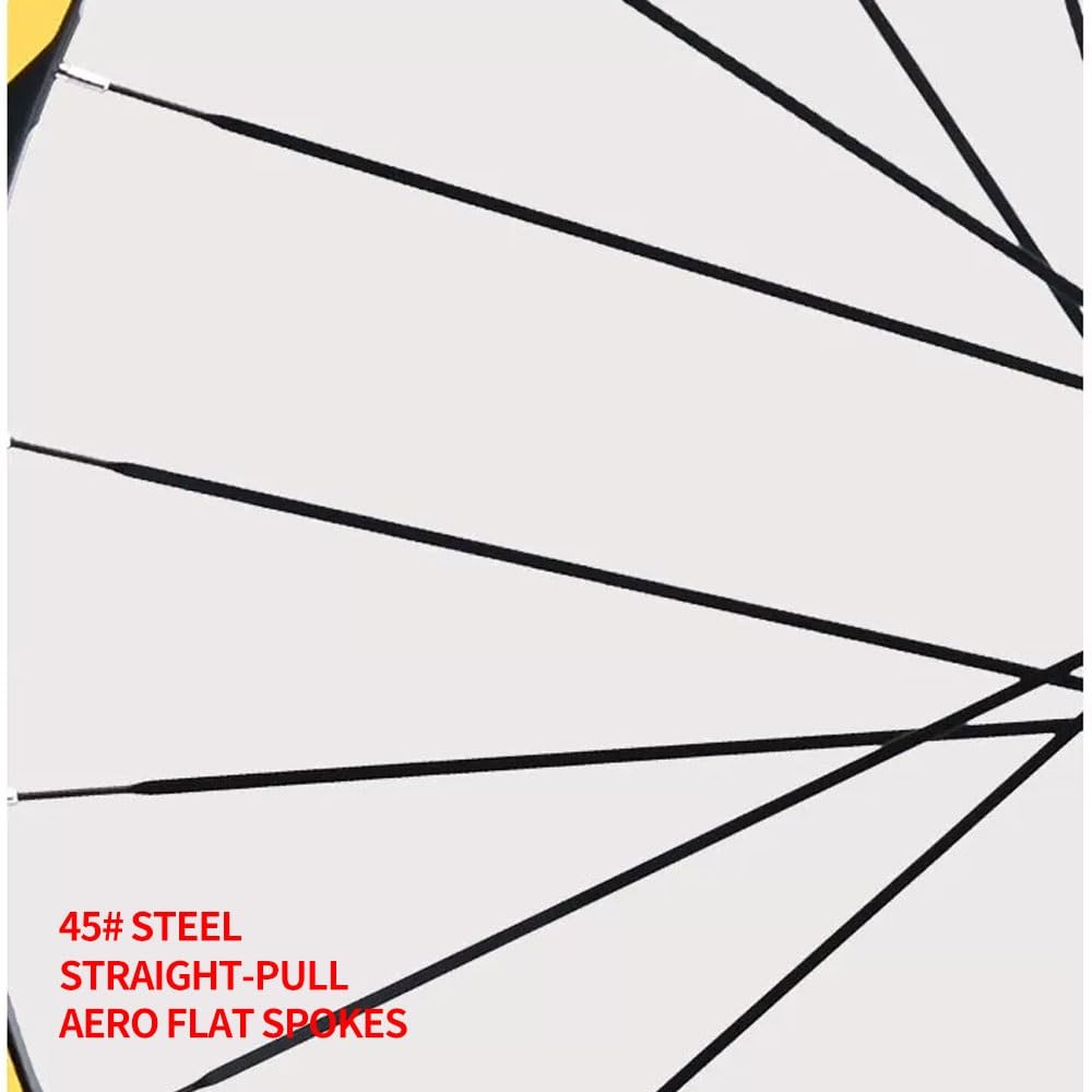 Set Di Ruote Per Bici Da Strada 700C Cerchio In Lega Di Alluminio A Doppia Parete 50mm, Cricchetto 36/54T, Cuscinetto Sigillato, Cassetta 7-12velocità, Freno A Disco 100/135mm QR