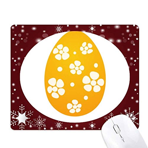 Tapis de souris oeufs de pâques jaune tapis de bureau festival