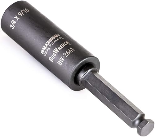 Miniatura 4 de Rauckman Utility Product Impact Adapter - Extensión cuadrada de 12 pulgada, tamaño hexagonal de 716 pulgadas, para tomas de impacto y juegos de