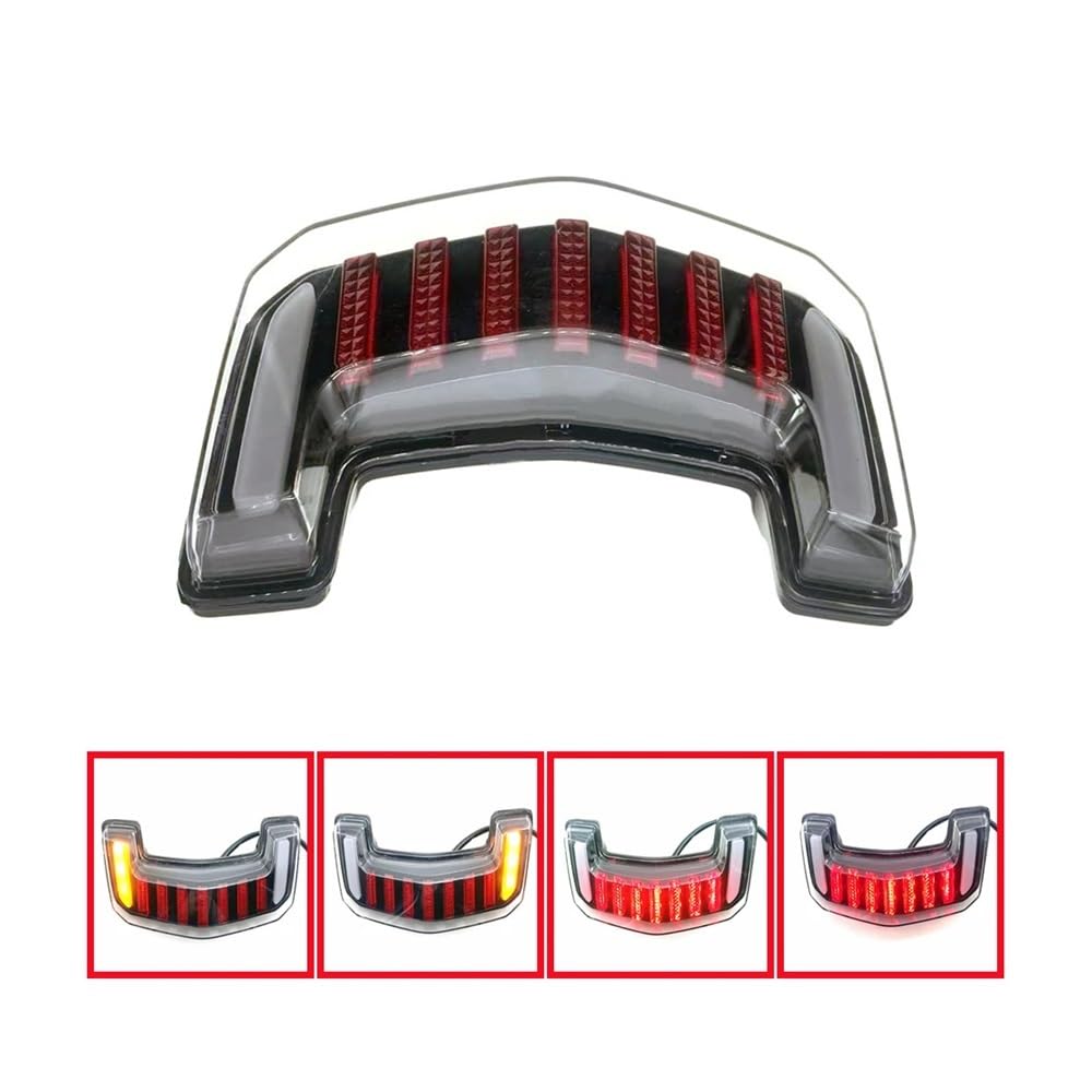 lampada stop moto 1Pc Luce Posteriore Per Moto LED 12V Fanale Posteriore Per Moto Luce Freno Posizione Indicatore Di Direzione Fanale Posteriore Per Moto Universale