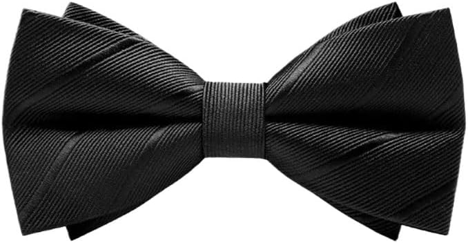 Men Be Engaged Marry Necktie Formal Dress Scarf Shirt Stripe Groomsman Bow Tie