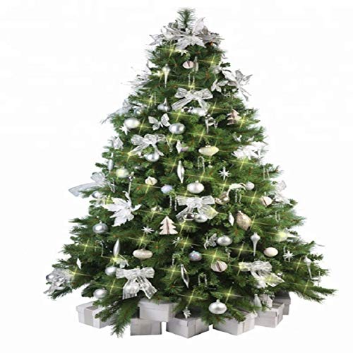 LANTIAN Giant Outdoor Christmas Tree Lighting - 20Ft, 30Ft, 40Ft, 50Ft Decorated Tree with Balls