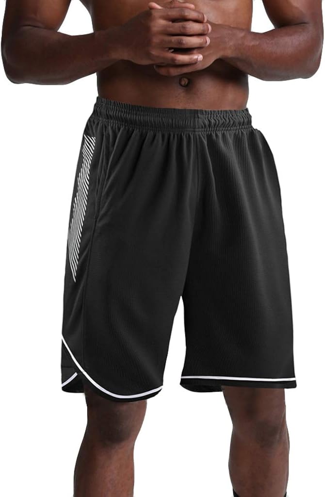 Wisdom Leaves Men's Basketball Shorts with Pockets,Mesh Running Workout Shorts Breathable/Moisture-Wicking : Sports & Outdoors