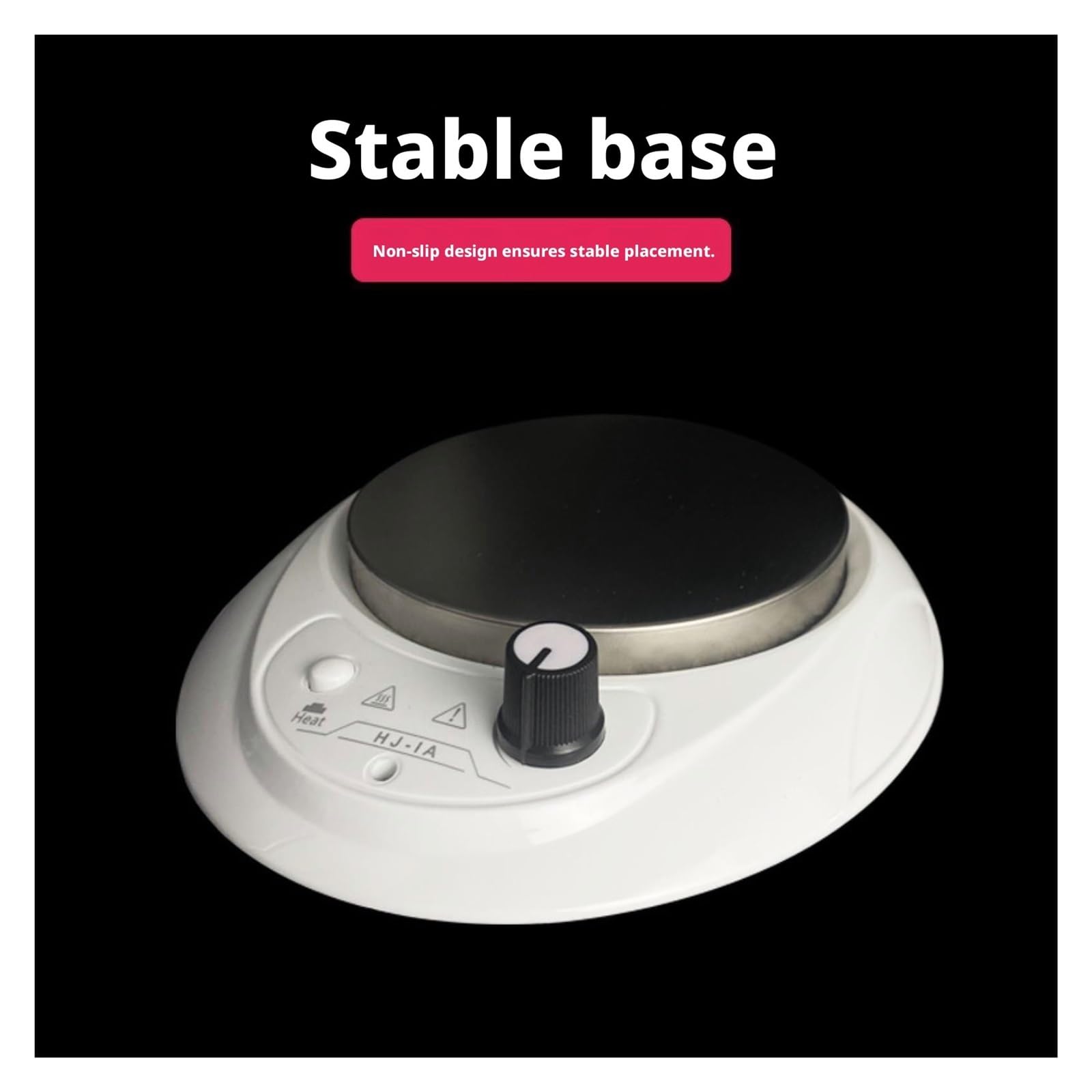 Agitatore da Laboratorio, Mini agitatore riscaldante magnetico 0-2400 RPM Miscelatore con piastra da laboratorio 100 W