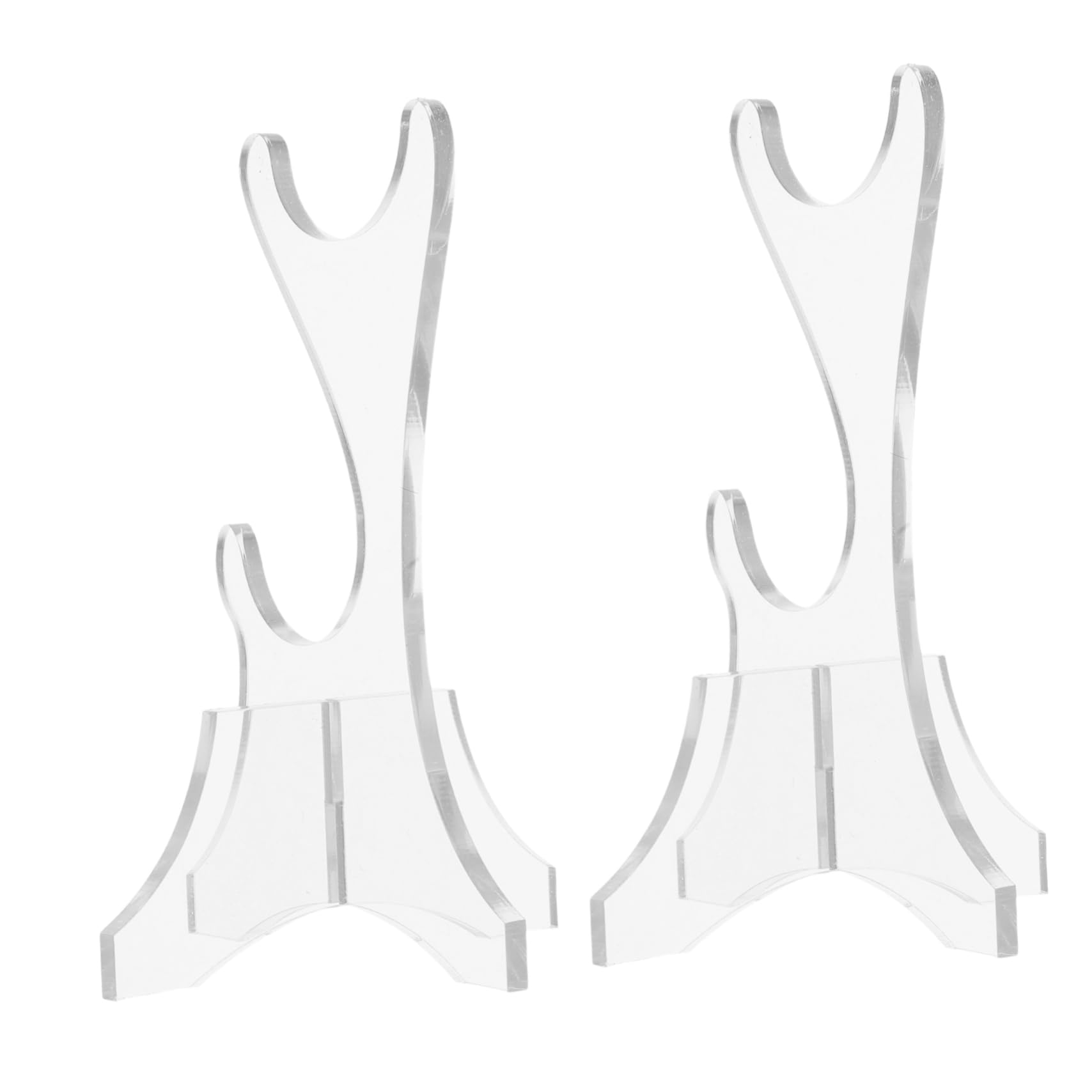 GARVALON 2pcs Acrylic Sword Display Stand Desktop Holder for Wands Stylish Design for Home Decor Organized Presentation