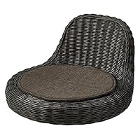 【美品】ラタン　座椅子　ホワイトウォッシュ　桜屋工業　ra-802 2脚セット】 【桜屋工業】ラタン座椅子 RA-802