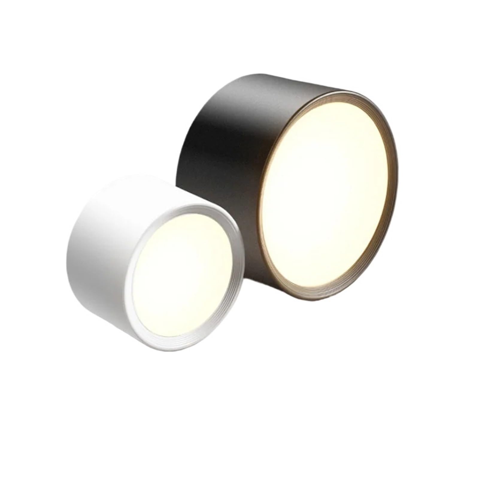 eufeifeiegds Dimmbare LED-Einbauleuchte im nordischen Stil, 9 W, 15, 20, Aufputz-LED-Spot for Wohnzimmer, Schlafzimmer, Innenbeleuchtung, 220 V Wechselstrom(White,NATURAL WHITE 4000K_20W DIMMA BLE)