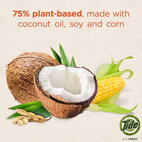 Tide Purclean Plant-Based Laundry Detergent, Honey Lavender Scent, 50 Fl Oz #TOP5