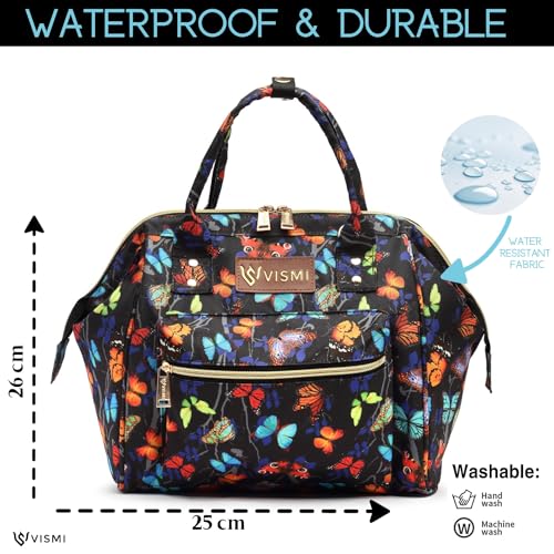 Image of VISMIINTREND Mini Diaper Bag for Baby | Small Nappy Bags for Mother | Maternity Travel Handbag | Hospital Bags for Mom | Baby Shower Gift for Mom | Gifts for New Born Baby Boy Girl