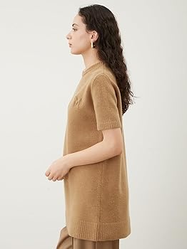 Amazon.co.jp: [ミラオーウェン] Mモチーフ付ウールブレンドミニ