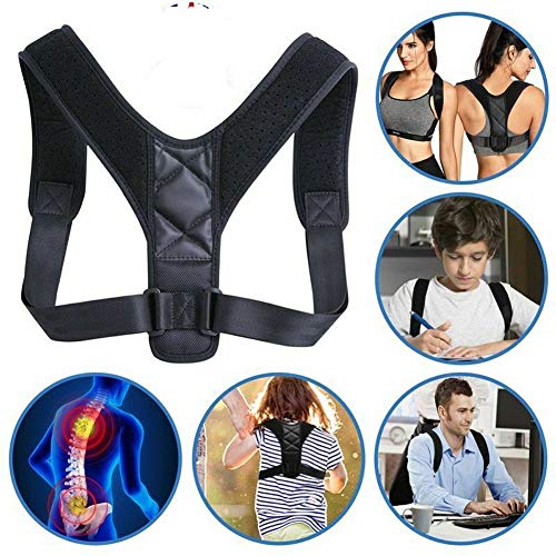 Posture Corrector For Men And Women - Adjustable Back Brace - Back Posture Corrector For Clavicle Support And Providing Pain Relief #TOP6