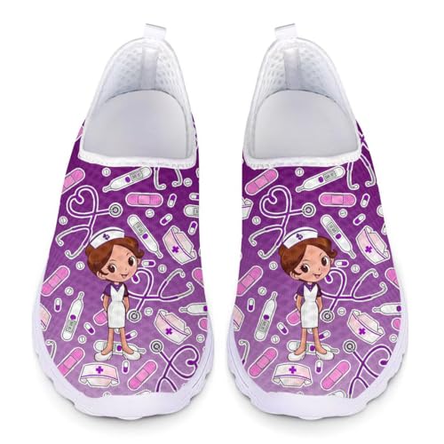 chaqlin süße Dame Krankenschwester Schuhe leichte Sport Gym Fitness Laufschuhe Damen Wanderschuhe Größe 41 EU