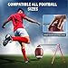 YNSZAS 𝙉𝙀𝙒 2-Pack Football Kicking Tee, Portable Field Goal Kicking Holder Stand, Kickoff Tee Compatible with All Football Sizes, Football Training Practice Equipment for Adult & Youth