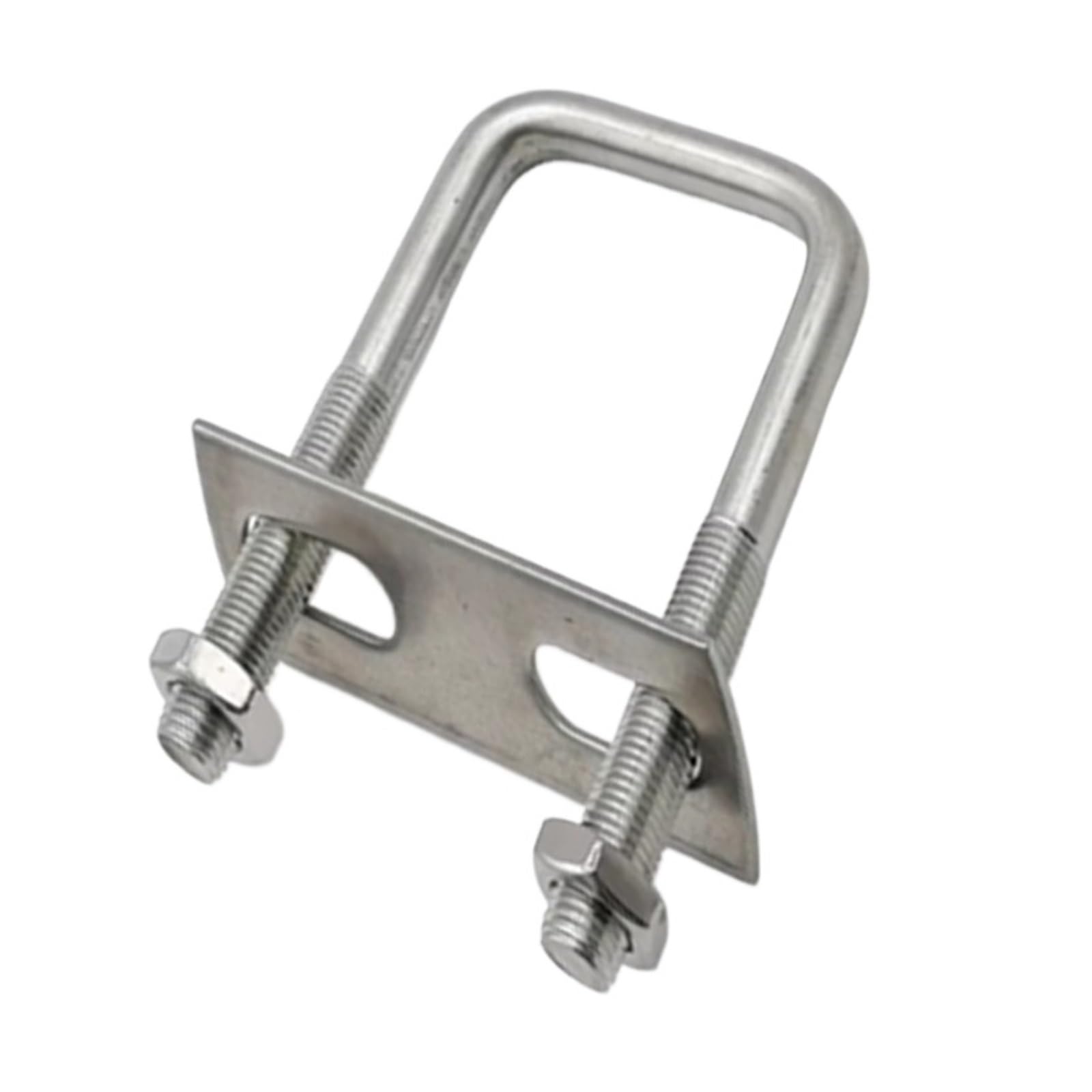 Kwadratowa śruba U ze stali nierdzewnej 304 M6/M8/M10 Obejma śrubowa U do kątownika rurowego, 1 zestaw(M10x120x160mm)