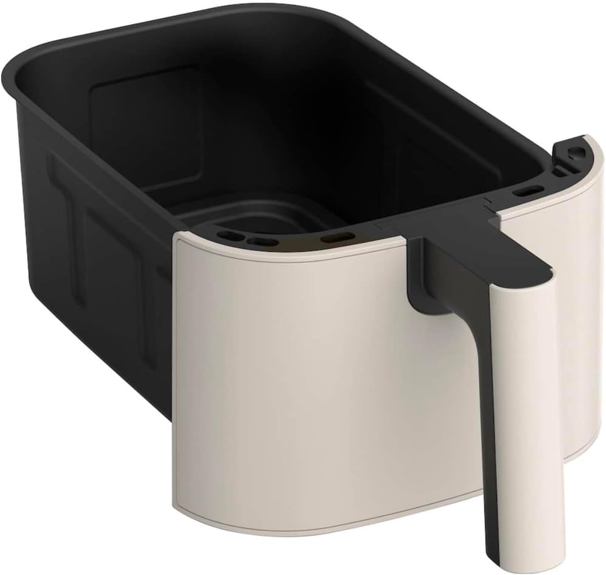 Touchscreen Air Fryer, 4-Quart, Slim Design, Oatmilk