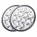 Round Led Headlights 5.75" 5-3/4" 36W H5001 Par46 Fit for Unity Spotlight Truck Led Flood Work Light Replacement Sealed Beam Projector Chrome Offroad Tractor