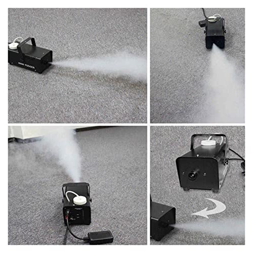 Máquina de humo Halloween Mini 400W Máquina de humo portátil para escenario 3000 Cuft/min para bodas y equipo de producción de música miniatura 5