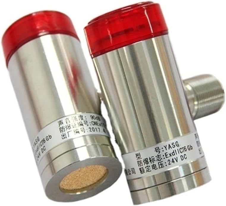 Explosion-Proof Stainless Steel Sound and Light Alarm 24v Small Indicator Light Horn Warning Light Industrial Strobe(M20X1.5)