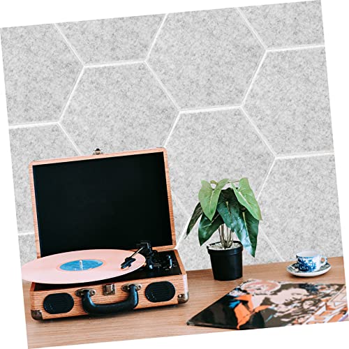 Paneles Acústicos Hexagonales 6 piezas para Absorción de Sonido, Fibra de Poliéster Duradera para Aislamiento Acústico en Estudio, Oficina y Gimnasio miniatura 4