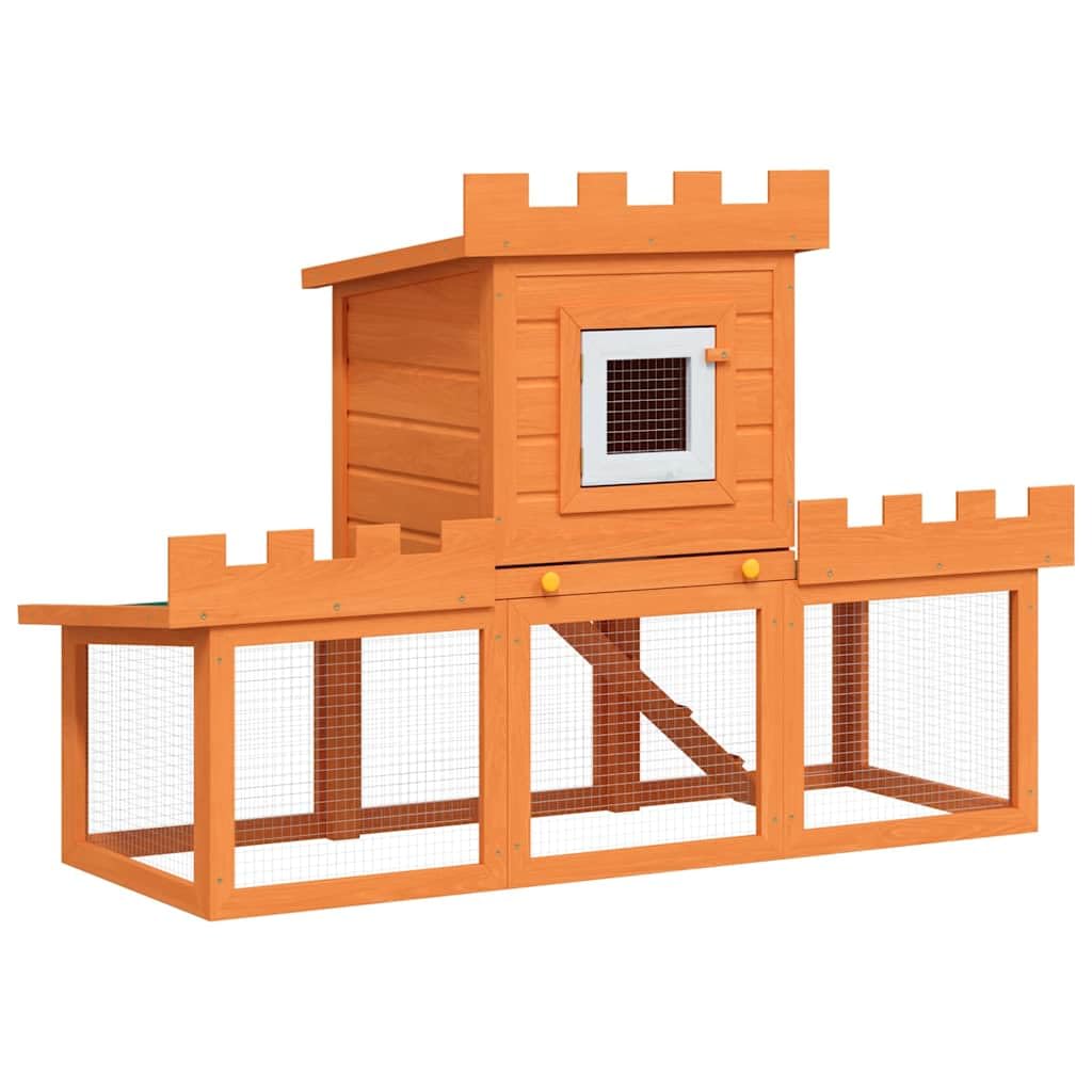 Großer Kaninchenstall Kleintierkäfig Kaninchenhaus Hasenkäfig für Kaninchen Meerschweinchen Klein Haustier Einzelhaus