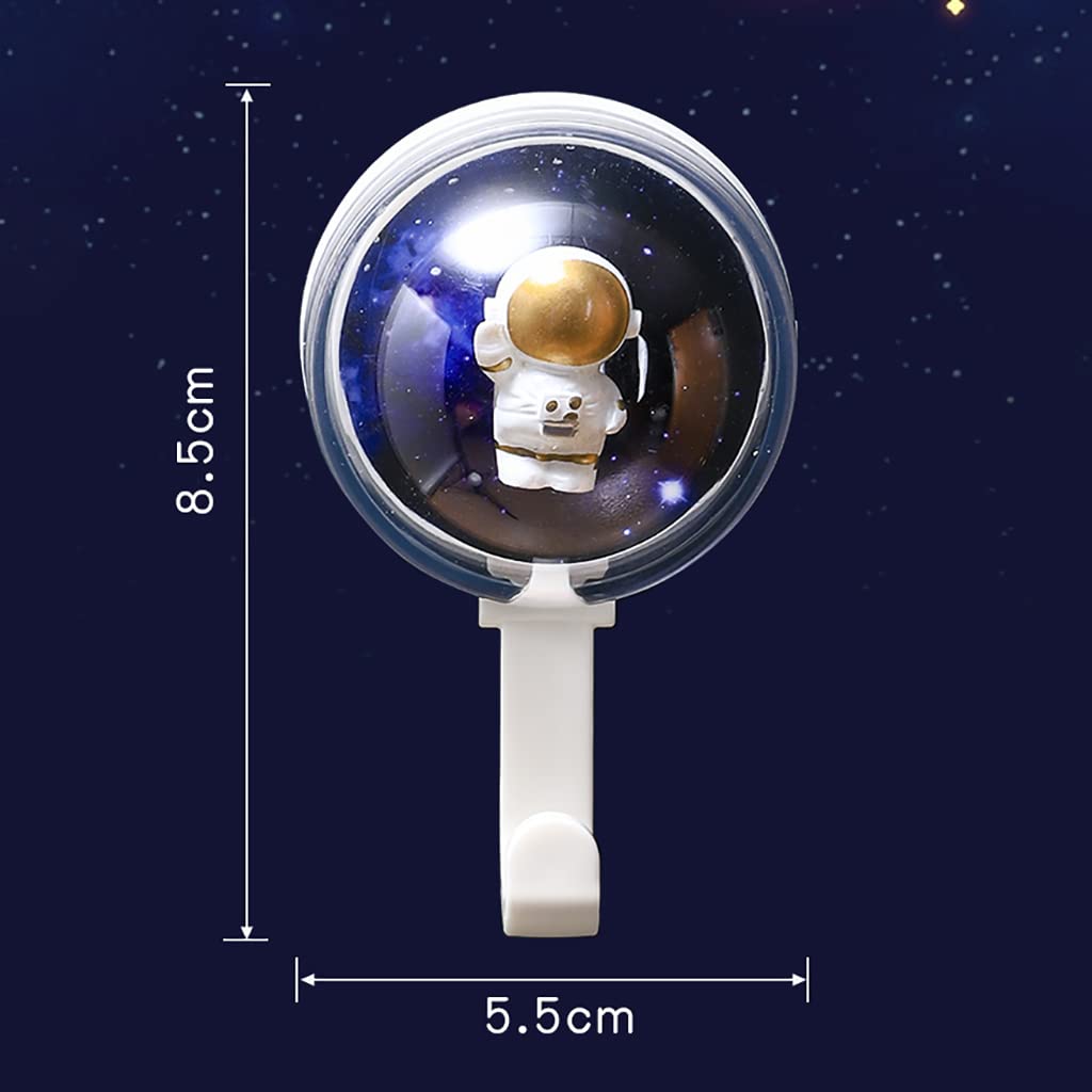 Haczyki samoprzylepne, samoprzylepne haczyki ścienne, kreatywne haczyki astronautów, haczyki łazienkowe, plastikowe haczyki ścienne, małe samoprzylepne haczyki, haczyki na ręczniki Samoprzylepne hac
