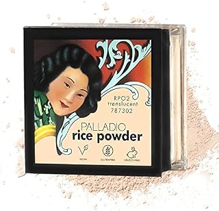 Palladio Rice Powder with Puff Number RPO2, Translucent 17 g