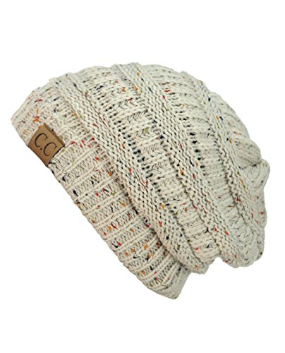 Image of Cambridge Select Thick Slouchy Knit Oversized Beanie Cap Hat