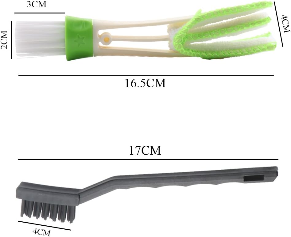 SUBANG 11 Pieces Car Detailing Brush Set for Cleaning Wheels,Interior,Exterior,Leather, Includes 6 Pcs Wooden Handle Boar Hair Automotive Detail Brush,3 Pcs Wire Brush and 2 Pcs Air Conditioner Brush