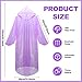 20 Pack Disposable Rain Ponchos,Rain Poncho Bulk Pack Disposable Ponchos Adults Emergency Raincoat,Plastic Raincoat with Drawstring Hood,Waterproof Raincoats for Camping Hiking Concert,5 colors