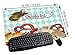 Produktbild Groß Gaming Mauspad,Festival ations Collection, Brot Brezel Karneval Feiern Deutschland Kostüm Fröhlich Festival Illu,Rutschfester Gummibasis und Wasserdichter Oberfläche Tastatur Mouse Pad - 60x35 cm