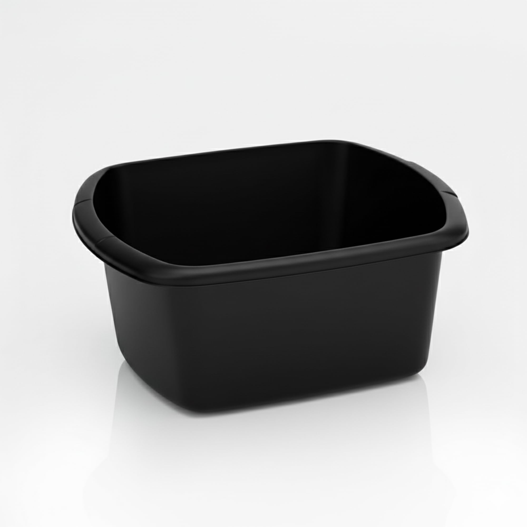 Besto Black Washing Up Bowl For Sink | 7 Liter Small Rectangle Kitchen Sink Bowls | Wash Up Basin Bowl For Kitchen Sinks
