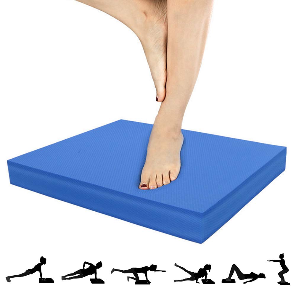 Tappetino antiscivolo in schiuma per allenamento fitness e equilibrio, per allenamento fisico e yoga, riabilitazione di ginocchia e caviglie, fisioterapia, esercizi di stabilità