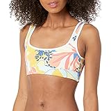 Maaji Women's Standard Tie Front Reversible Four Way Bikini Top Swimsuit, Ciel Branco White...