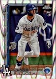 2025 Topps Chrome RayWave Refractor Baseball 288 Hunter Feduccia RC Rookie Los Angeles Dodgers Official MLB Trading Card (Stock Photo Shown, Near Mint to Mint Condition)