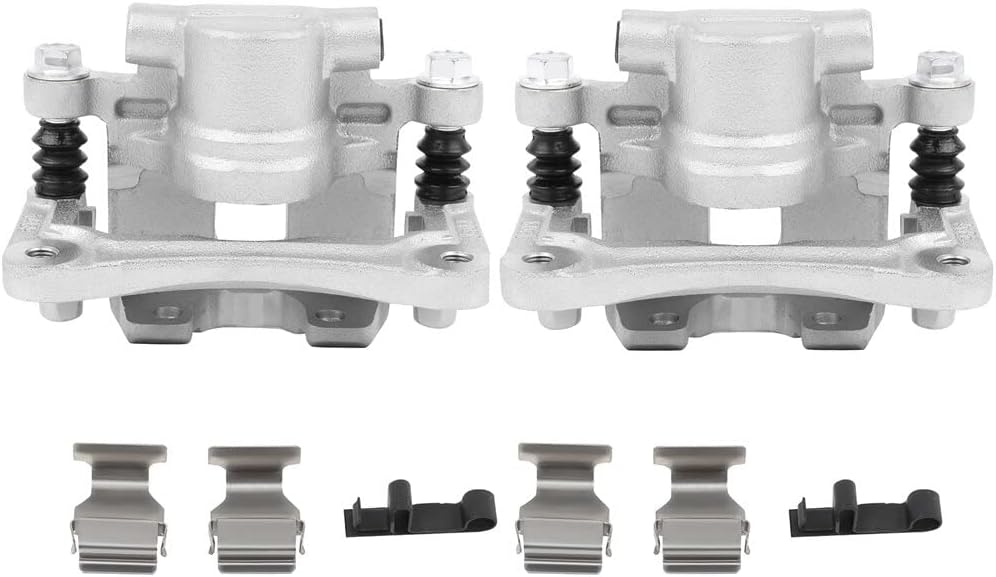 AUTOMUTO Rear Left & Right 18B5105 18B5104 Disc Brake Calipers With Bracket For Chrysler 2007-2014 For Dodge 2008-2014 For Jeep 2007-2017 For Mitsubishi 2008-2016
