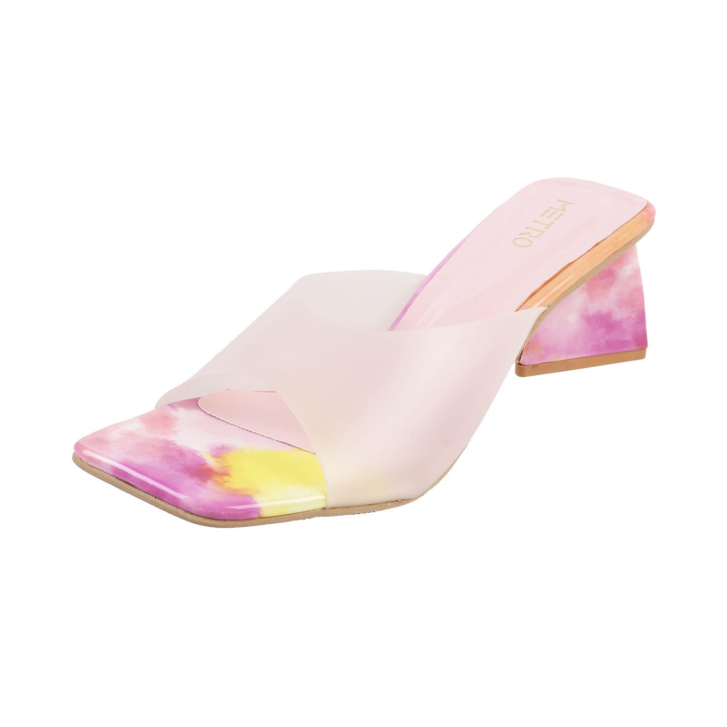 Metro Women Pink Chunky Heel Fashion/Classic Sandal UK/5 EU/38 (40-151) (B0CG3JTRQ7) Amazon Price History, Amazon Price Tracker