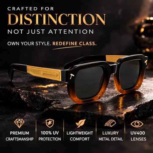 Image of Bagan Sunglasses UV Protected Driving Pilot Gradient Square Plastic Body for Men and Women