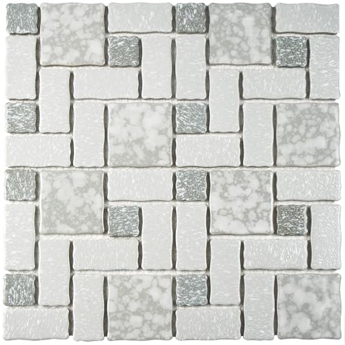 Merola Tile Academy Grey 11-7/8" x 11-7/8" Porcelain Floor and