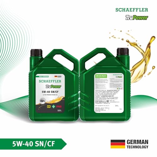 Image of 5W-40 Fully Synthetic Engine Oil for Cars | Ultra Premium Engine Oil for Diesel & Petrol Engines (SN /CF, 3.5L)