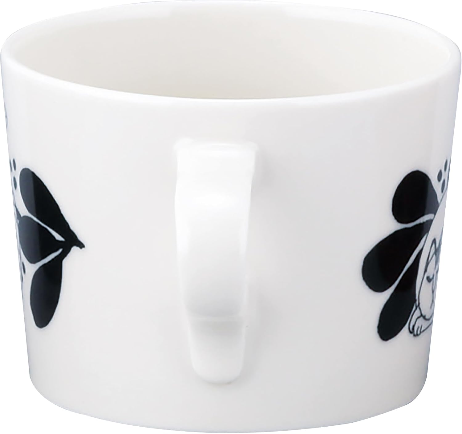 Lisa Larson LL162-11H Sketch Cats, Sketch Cats, Sketch Cats, Stickers, Mug, Approx. 10.1 fl oz (300 ml), Lisa's Sketch Series, Miscellaneous Goods, Scandinavian Tableware, Microwave Safe, Dishwasher