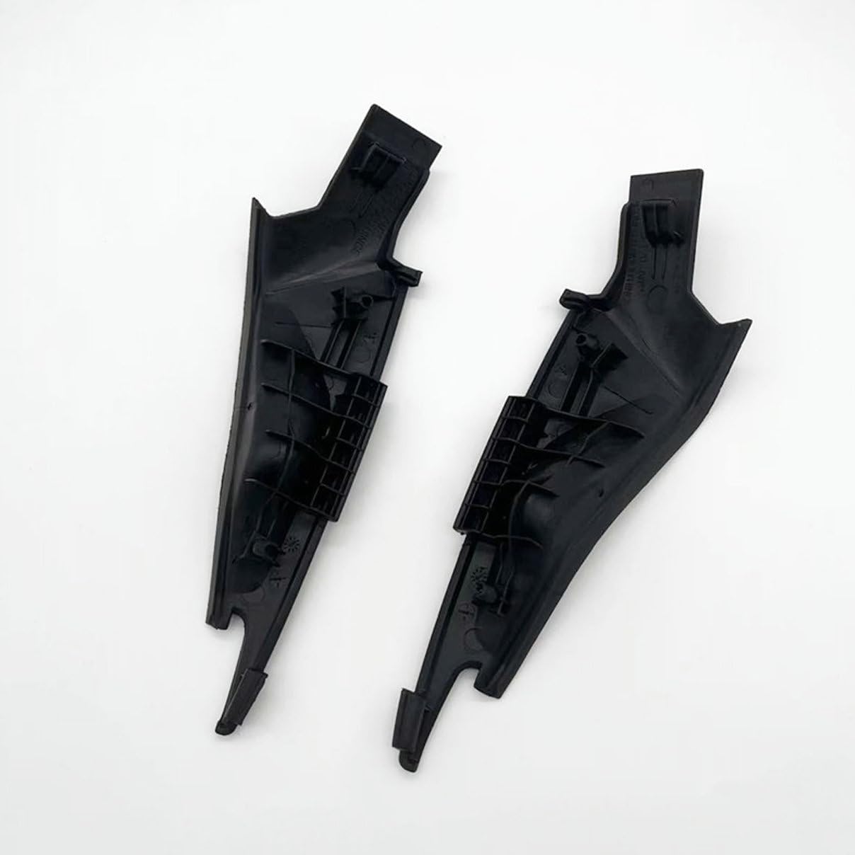 Pair Driver and Passenger Side Front Windshield Wiper Side Cowl Extension Trim Cover for Honda Civic 2022 2023 2024