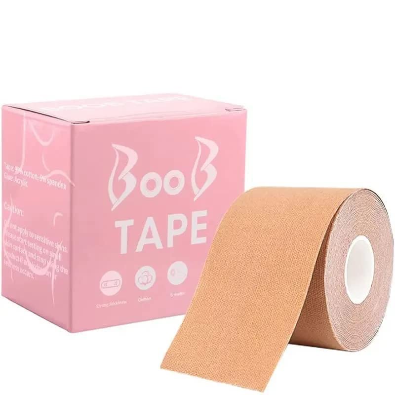 ANESHA Boob Tape, Replace Your BraInstant Breast Lift Tape for Breast Lift Tape, Satin Breast