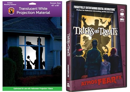 Pantalla de proyección y DVD de Halloween Kringle Bros