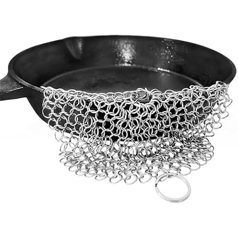 BabriInta Cast Iron Skillet Cleaner Scrubber Cover