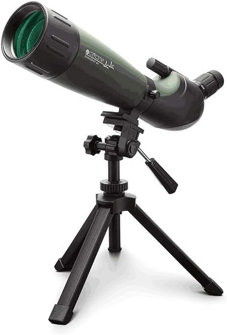 Konus 7120B 20x-60x80mm Angled Spotting Scope Kit with Case and Camera/Smartphone Adapter + 3 JZS CC-20 Micro Fiber Cloths